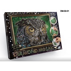 Набор мозаики из кристаллов Алмазная живопись DIAMOND MOSAIC Danko toys DM-02 в ассортименте